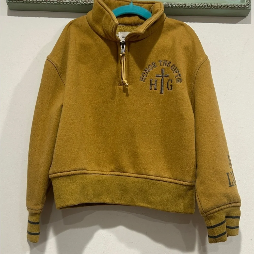 Honor the gift Kids Mustard gold Jogger Set by HTG size 7-8 boys